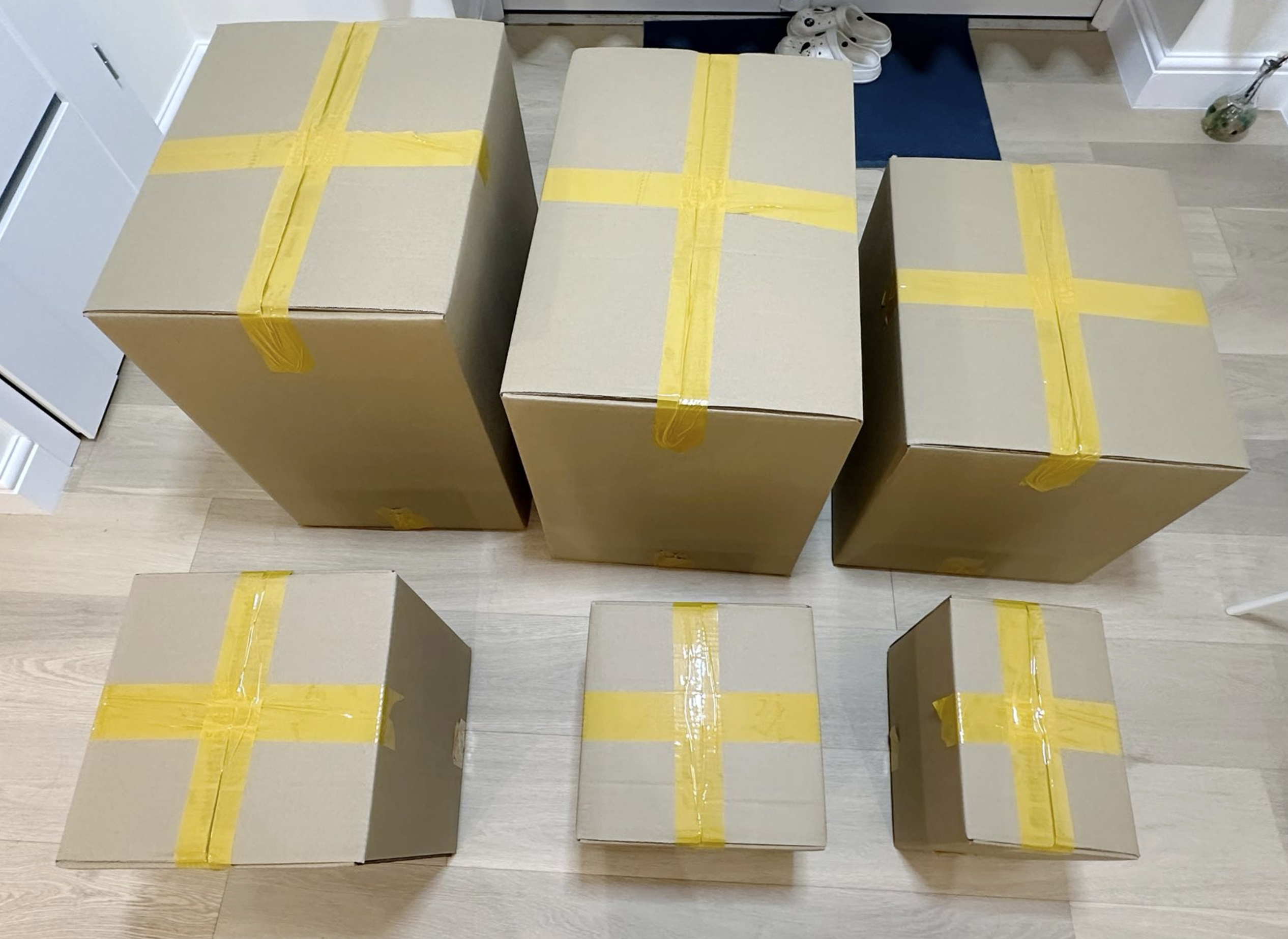 1 到 3 号箱细节